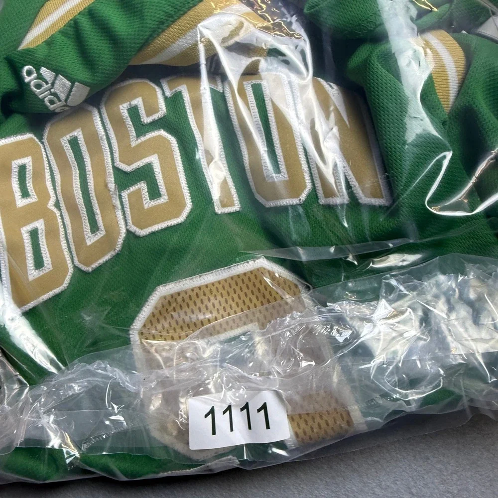 Adidas Boston Celtics Rajon Rondo 9 St Patricks Day Jersey Green Youth Large - Picture 5 of 5